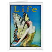 1920s style girl greetings card (Vorne)