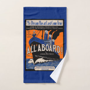 1921 Alle Notenblätter Badhandtuch Set