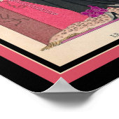 1921 Art Deco Paris Mode Pochoir Poster (Ecke)