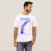 1921 Fahrräder blau T-Shirt (Vorne ganz)