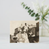 1921 Freundinnen in Venedig Postkarte (Stehend Vorderseite)