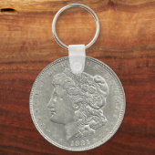 1921 Morgan Silver Dollar Schlüsselkette Schlüsselanhänger (Vorderseite)