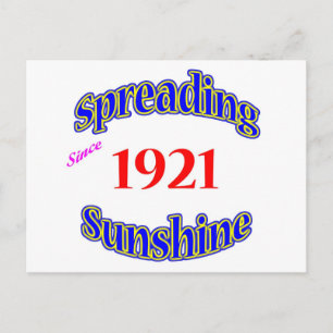 1921 Sonnenschein verbreiten Postkarte