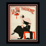 1922 Art Deco La Vie Parisienne Poster<br><div class="desc">1922 Art Deco Cover für La Vie Parisienne. 16x20 hier gezeigt. In anderen Größen erhältlich.</div>