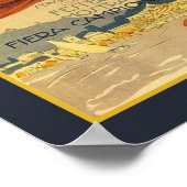 1922 Art Déco Rimini Kunstausstellung Ad Poster (Ecke)