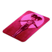 1922 dball-Filmstar aufstehen - rosa Magnet (Linke Seite)