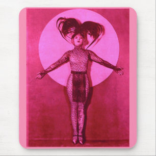 1922 dball-Filmstar aufstehen - rosa Mousepad