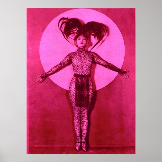 1922 dball-Filmstar aufstehen - rosa Poster (Vorne)