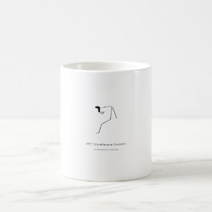 1922 Entdeckung von Tutanchamun Minimalistisch Kaffeetasse
