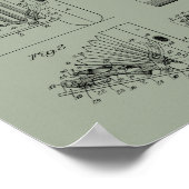 1922 Faltkamera Patent Art Zeichnend Druck Poster (Ecke)