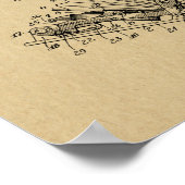 1922 Faltkamera Patent Art Zeichnend Druck Poster (Ecke)