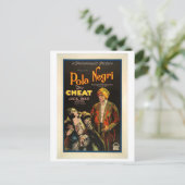 1922 Film The Cheat Postkarte (Stehend Vorderseite)