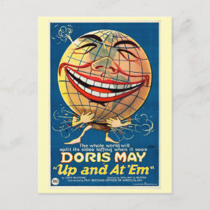 1922 Film Up and at 'Em Postkarte