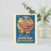 1922 Film Up and at 'Em Postkarte (Stehend Vorderseite)