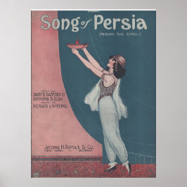 1922 Gesang Persiens Poster