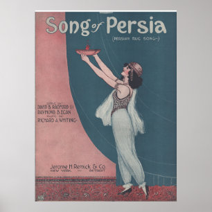 1922 Gesang Persiens Poster