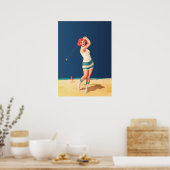 1922 Golf Aquarell Print Poster (Küche)