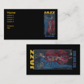 1922 JAZZ BLUE BASS VISITENKARTE (Vorne/Hinten)