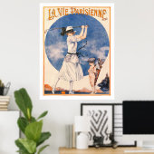 1922 la Parisienne Golf Print Poster (Heimbüro)