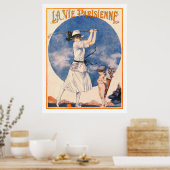 1922 la Parisienne Golf Print Poster (Küche)