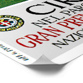 1922 Milano Classic Car Race Poster (Ecke)