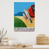 1922 Milano Classic Car Race Poster (Küche)