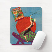 1922 Murad Zigaretten Lady reitet Riesenschildkröt Mousepad (Mit Mouse)