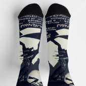 1922 'NOSFERATU'-Plakatsocken Socken (Oben)