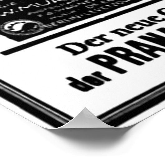 1922 Nosferatu-Poster Poster (Ecke)