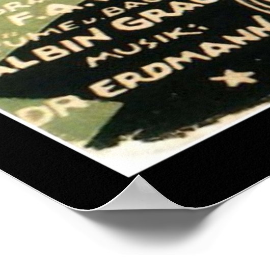 1922 Nosferatu-Poster Poster (Ecke)