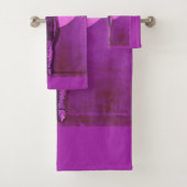 1922 oddball star get up - lavender badhandtuch set (Insitu)