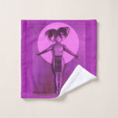 1922 oddball star get up - lavender badhandtuch set (Waschlappen)