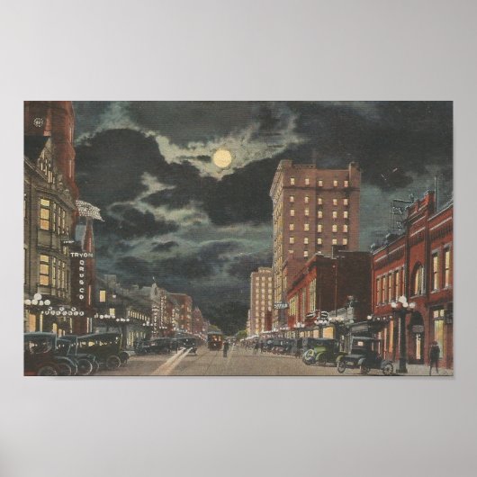 1922 Tryon Street ~ Charlotte, NC Poster (Vorne)