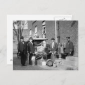 1922 verhaftete Polizei Postkarte (Vorne/Hinten)