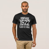 1922 Vintag - Geburtstag T-Shirt (Vorne ganz)