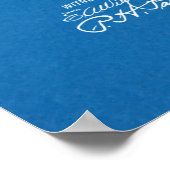 1922 Vintages Fahrrad Patent Blueprint Art Print Poster (Ecke)