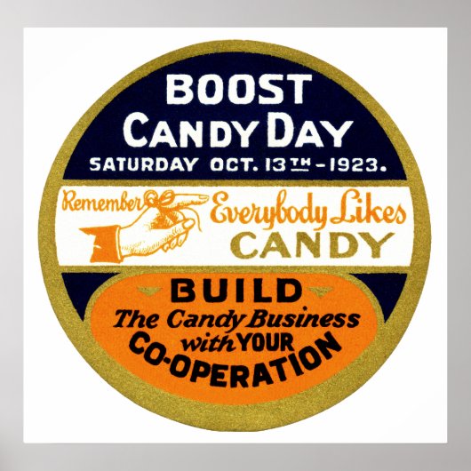 1923 Candy Day Poster (Vorne)