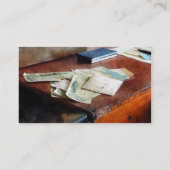 1923 erfolgte Karo der Bank Visitenkarte (Rückseite)