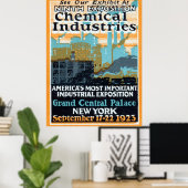 1923 Exposition der chemischen Industrie Poster (Heimbüro)