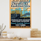 1923 Exposition der chemischen Industrie Poster (Küche)