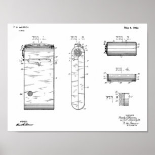 1923 Kompaktkamera Patent Kunst Zeichnung Druck Poster