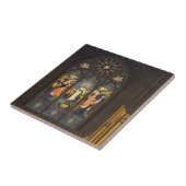 1923 Poster einer Kirche mit festgeklemmtem Glasfe Fliese (Seite)