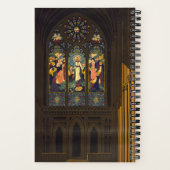 1923 Poster einer Kirche mit festgeklemmtem Glasfe Notizblock (Rückseite)