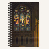 1923 Poster einer Kirche mit festgeklemmtem Glasfe Notizblock (Vorderseite)