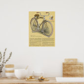 1923 Ranger Arch Frame Bicycle Ad Art Poster (Küche)