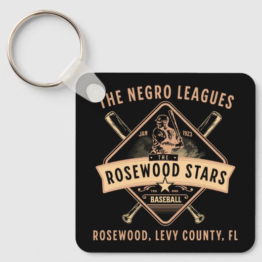 1923 Rosewood Stars Negro League Baseball Legacy Schlüsselanhänger (Vorderseite)