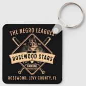 1923 Rosewood Stars Negro League Baseball Legacy Schlüsselanhänger (Rückseite)