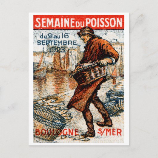 1923 Seafood Festival Postkarte (Vorderseite)