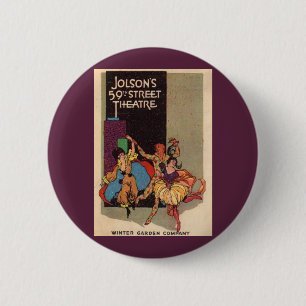 1923 Theaterkorrektur für Al Jolson Button