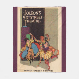 1923 Theaterkorrektur für Al Jolson Fleecedecke